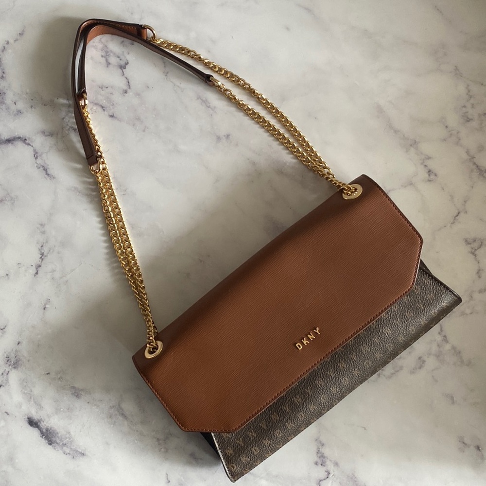 DKNY Clutch Crossbody Bag with Adjustable Strap